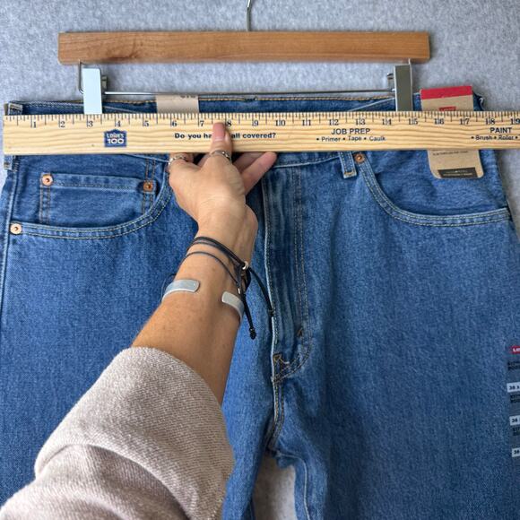 Levi’s Bootcut Jeans Mens Size 36 32 100% Cotton Casual Work Western Classic 517 - Picture 5 of 11
